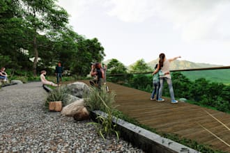 do professional 3d landscape rendering