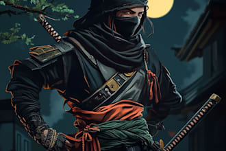 draw your dnd or your original game art with fantasy style