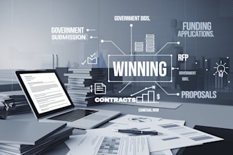 write grant winning proposal, contract, rfps, bids, funding, submissions
