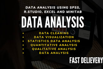 conduct anova, correlation, t test regression and survey data analysis