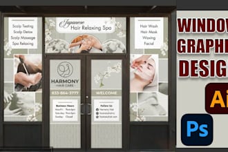 design outstanding window graphics , shopfront for you