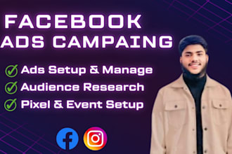 setup facebook ads campaign for leads and sales