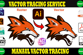 manual vector tracing recreate your logo from image to vector