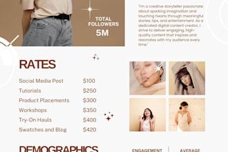 create price sheets and rate cards for your services