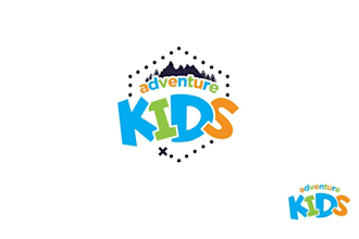 create a modern custom playful kids adventure logo design