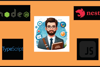 help you in backend development in node js, nest, typescript