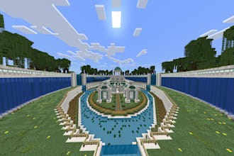 do any build,farm,structure in minecraft in survival or creative professionally