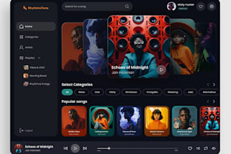 develop music streaming app live streaming app music app video streaming website