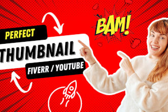 design a view boosting youtube thumbnail