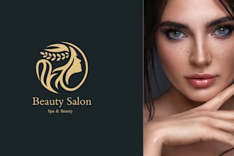 do elegant beauty salon logo design