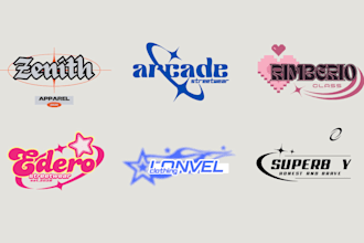 create logo y2k and streetwear style for your brand