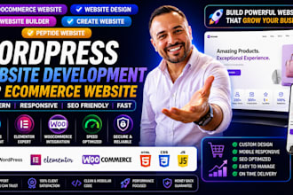 do wordpress website development for ecommerce website