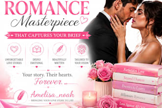write a romance masterpiece that captures your brief