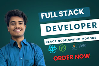 build full stack web with react nodejs and spring boot