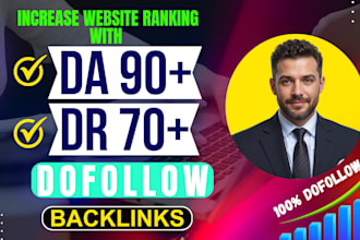 guaranteed creat high quilty dr 70 da 90 plus backlinks
