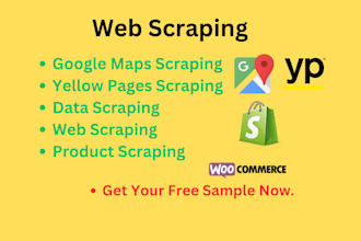 website scraping web scraper product scraping lead genration data extraction
