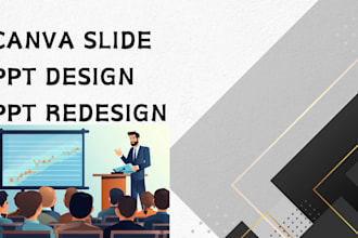 create a professional powerpoint slide, google slide, canva presentation design