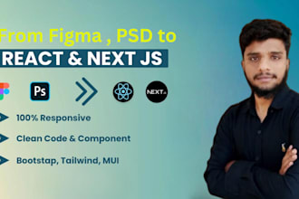 do web frontend development using react js and tailwind css