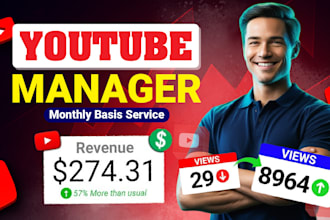 be your youtube channel growth manager and video SEO expert