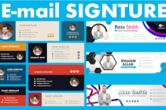 create custom email signature templates for outlook, gmail, apple mail