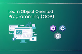 teach oop in c cpp and csharp with live coding