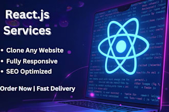 convert HTML, wordpress, wix to react or clone any website