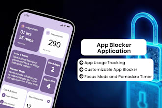 develop a custom app blocker application like detoxify