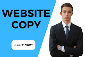 copywrite high engaging seo website content for landing page