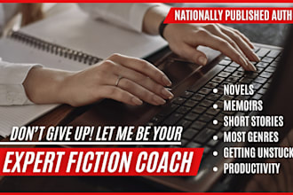 be your expert fiction coach and mentor