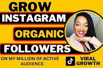 do viral tiktok, instagram shoutout on my 5m followers page