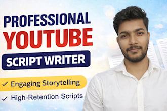be your youtube scriptwriter for engaging video scripts