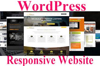build responsive and mobile compatible wordpress website design and development