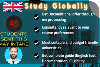 get you admission in UK, malaysian, turkey universities