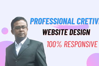 be your expert front end website designer with HTML, CSS, and bootstrap