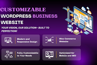 build a mobile responsive wordpress business website design