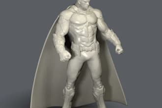 do 3d printing figurines,high poly stl files of 3d model,dnd, character cosplay