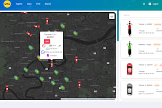 develop tms web and app with gps tracking and booking management