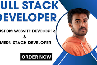 do website development mern stack web as mern stack and full stack developer