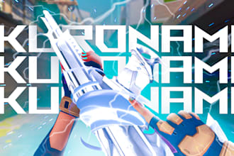 make dynamic valorant thumbnail or banner