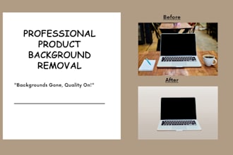 provide flawless background removal for product images