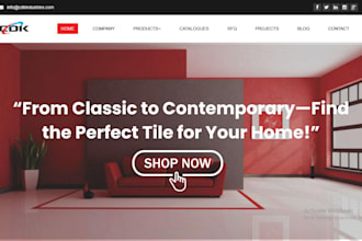 design tiles shopify store urns website ceramics store tiles shopify website seo