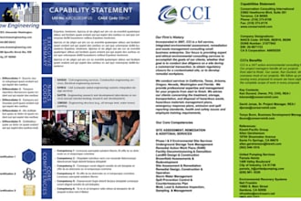 create and design your capability statement
