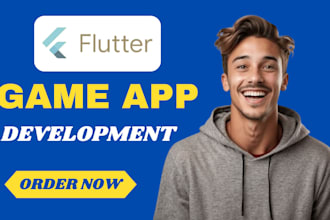 develop custom flutter game app for android ios cross platforms integration web