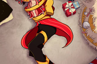 draw a full body for you  anime style and high resolution