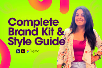 create a brandbook, brand style guide, brand kit, logo design