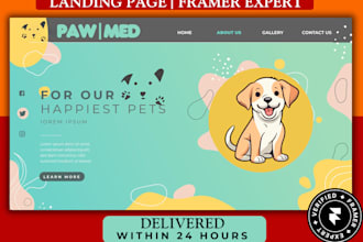 design responsive landing page, redesign website in framer