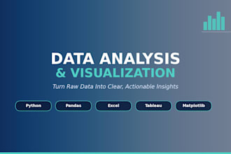 do data analysis and visualization using python