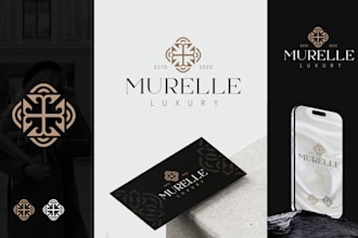 do highly luxury minimalist and modern business logo design