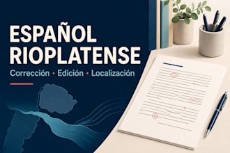 proofread and localize your spanish for uruguay and rioplatense audiences