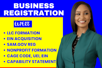 do llc formation, llc registration, sam gov, ein, uei, cage code, 501c3